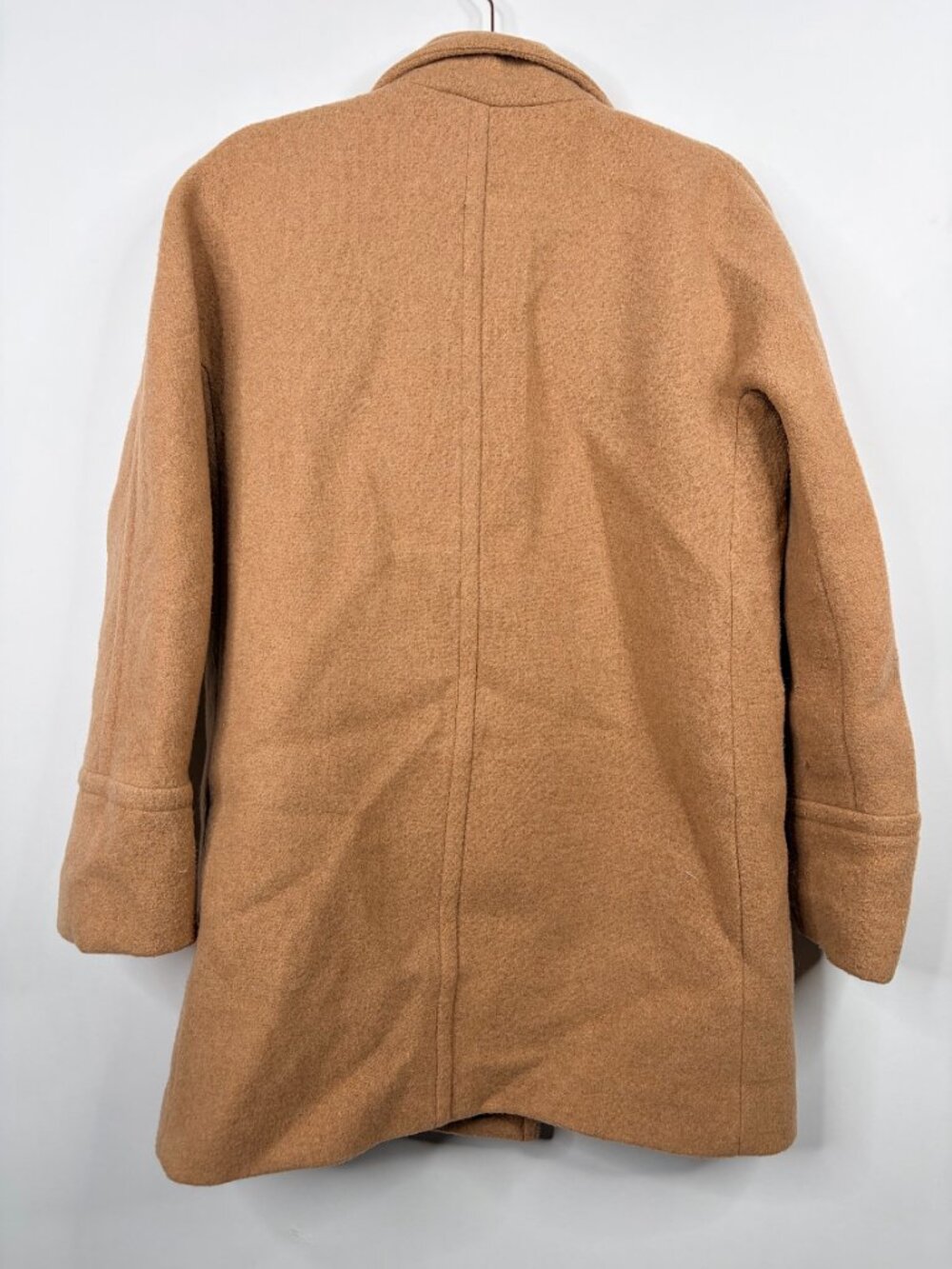 J. Crew City Coat for Women Heathered Acorn 6 Wool Blend Nude Camel Tan #A3781 - Picture 6 of 10